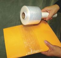 15A930 Hand Stretch Wrap, Clear, 1000 ft.L, 3In W