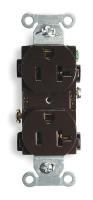 2HDX4 Receptacle, Duplex, Brown, 20A, 125V, 5-20R