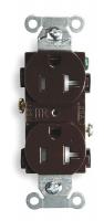 2HDY5 Receptacle, Duplex, Brown, 20A, 125V, 5-20R