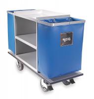 2HEJ9 Housekeeping Cart, Beige, Standard