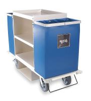 2HEK1 Housekeeping Cart, Beige, Deluxe