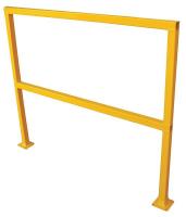 2HEK8 Sfty Hand Rail Section, L 96In, H 42-1/8In