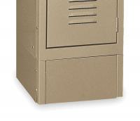 2HFN8 Locker Front Base, W 15 In, H 6 In, Tan