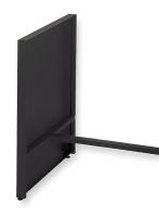 2HFR1 Panel Leg, 3W x 27-3/4D x 33-1/2H, Black