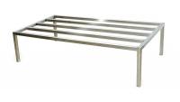 2HFX1 Low Prof Dunnage Rack, 2000 lb., SS, 60 W