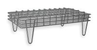 2HFX7 Low Prof Dunnage Rack, 1400 lb., Wire, 48 W