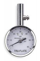 2HKY6 Dial Tire Press Gauge, 0 to 60 psi