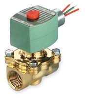 2HTR2 Solenoid Valve, 2/2, 3/4 In, NC, 120V, Brass