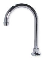 2HYG3 Gooseneck, Chrome, Spout 10 In