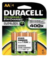 2HYR2 Precharged Rechargeable Batteries, AA, PK4