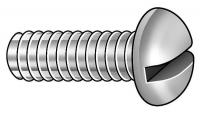 2AY41 Mach Screw, Round, 0-80x3/16 L, PK100