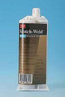 2JBW4 Structural Plastic Adhesive, PK12