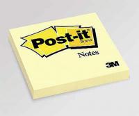 2JCK9 Sticky Notes, 3 x 3 In., Yellow, PK48