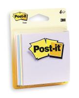 2JCN3 Sticky Notes, 3 x 3 In., Assorted, PK48