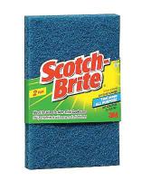 2JDA4 Scouring Pad, Green, 6In L, 3-7/8In W, PK24