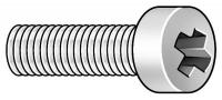 2JE58 Mach Screw, Flstr, 8-32x1/2 L, PK 500