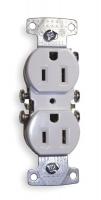 2JFR3 Receptacle, Duplex, 15A, 5-15R, White