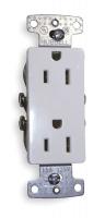 2JFT4 Receptacle, Decora Duplex, 15A, 5-15R, White