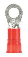 2JJW8 Ring Terminal, Red, Brazed, 8 AWG, PK200