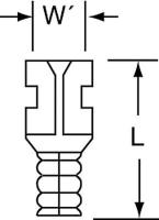 2JKY8 Female Disconnect, Bare, 16to14 AWG, PK1000