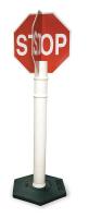 2KCV7 Traffic Sign, 56 x 11In, 4In, R/WHT, Stop