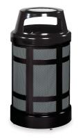 2KDF8 Receptacle, Ash/Trash, Black, 38G