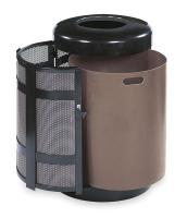 2KDG1 Waste Receptacle, Side Door, Black, 38G