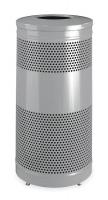2KDJ5 Round Receptacle, Silver Metallic, 25 G