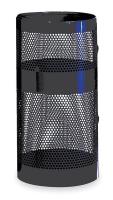 2KDK2 Park Basket, Pole/Wall Mount, 22G, Black