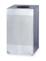 2KDR2 Square Waste Receptacle, 40 G, SS