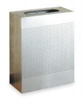 2KDR5 Rectangular Waste Receptacle, 40G, SS