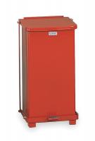 2KDU9 Step On Container, Red, 12G