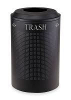 2KDX3 Round Recycling Container, Black, 26G