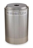 2KDX7 Round Recycling Container, SS, 26G