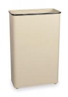 2KDZ2 Rectangle Wastebasket, 24 G, Almond