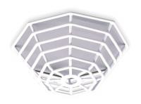 2KFL8 Smoke Detector Guard, Steel Wire, Flush