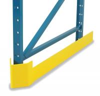 2KGA1 Pallet Rack Protector, 46x7-3/4x5, Yellow