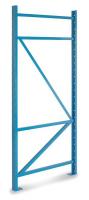 2CAC2 Pallet Rack Upright Frame, 36x36x144, Blue