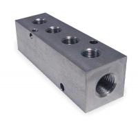 2KHL3 Manifold, 1/4 In Inlet, 4 Outlets, SS