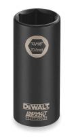 2KLP8 Impact Socket, Deep L, SAE, 1/2Dr, 1 1/8 In