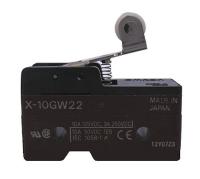 2KRT1 Swch, 10A, SPDT, Shrt Hinge Roller Lever