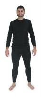2KTF3 Thermal Pants, Black, Size 36 to 40x32 In