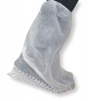 2KTU4 BootCovers, Slip Resist, 1Size, White, PK200