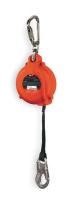 2KTZ9 Self-Retracting Lifeline, 16ft, Red, 400 lb