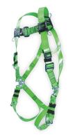 2KUC2 Full Body Harness, Universal, 400 lb, Green