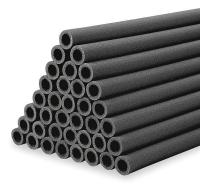 2KUE6 Pipe Insulation, Semi-Slit, 2 1/8 In, 6 Ft