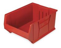 2ZMW9 Stacking Container, L35 7/8, W 16 1/2, Red