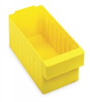 2KWB3 Shelf Bin, L 11 5/8, W 5 9/16, Yellow