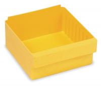 2KWB6 Shelf Bin, L 11 5/8, W 8 3/8, Yellow