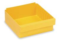 2KWB9 Shelf Bin, L 11 5/8, W 11 1/8, Yellow